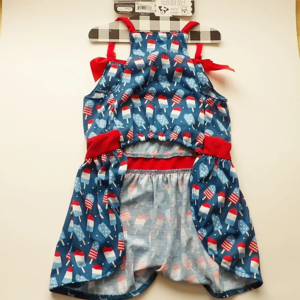 Woof Pet Apparel Popsicle Print Dog Sun Dress Size XL NEW - Picture 4 of 6